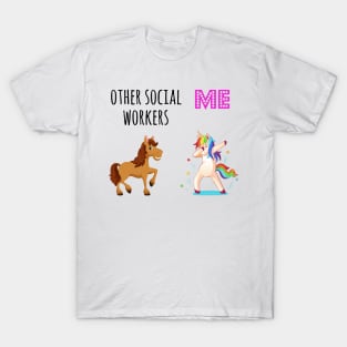 unicorn social worker, Funny Social Worker Gift T-Shirt